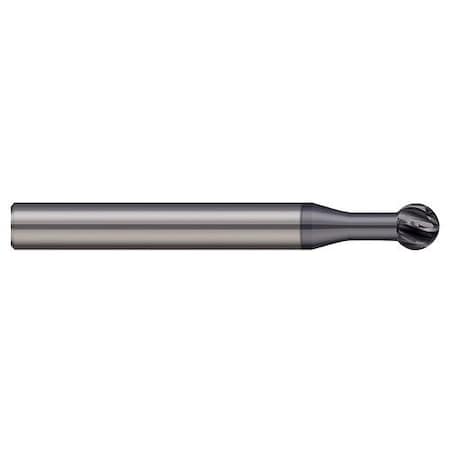 Harvey Tool 1/8 in. dia. x 1/2 in. Neck x 270 deg. Carbide Undercutting End Mill for Hardened Steels, 6 Flutes 748908-C6